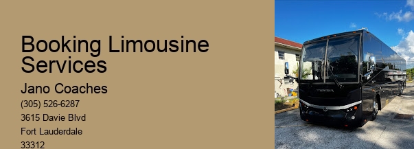 Limousine rental