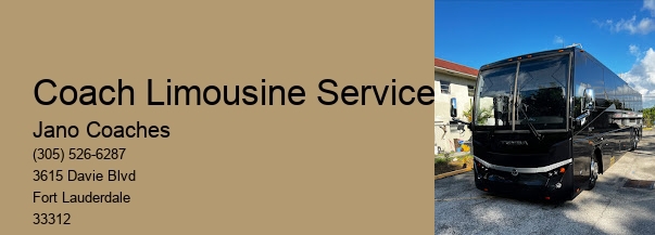 Coach Limousine Services