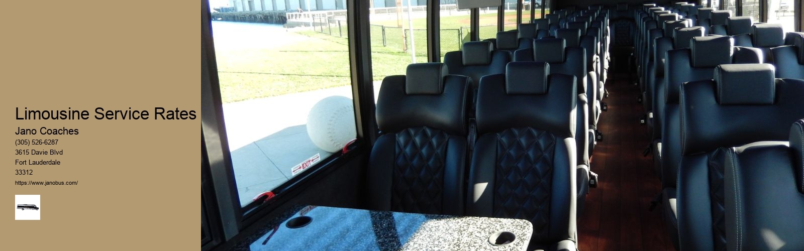 Limousine Service Rates